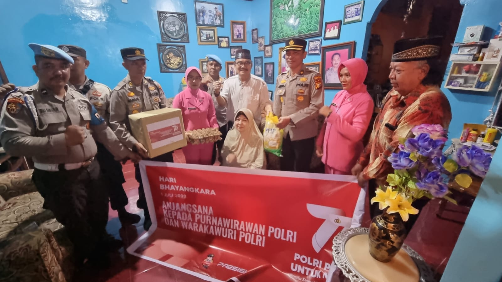 Polres Dumai Laksanakan Anjangsana Dalam Rangka Hari Bhayangkara ke 77